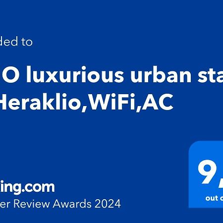 Brio Luxurious Urban Stay In Heraklio,Wifi,Αc Heraklion Zewnętrze zdjęcie
